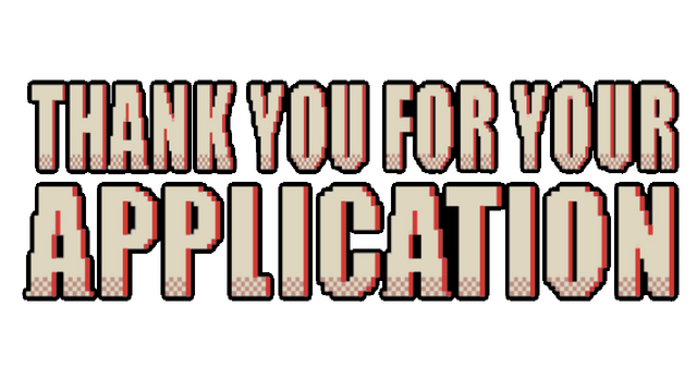 Thank You For Your Application